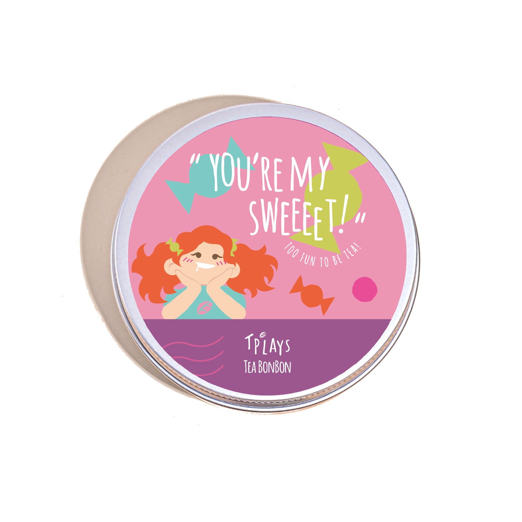 Tea Bonbon You Are My Sweet tea gift box tin container